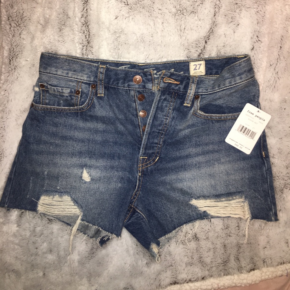 Free people cutoff jean shorts NWT